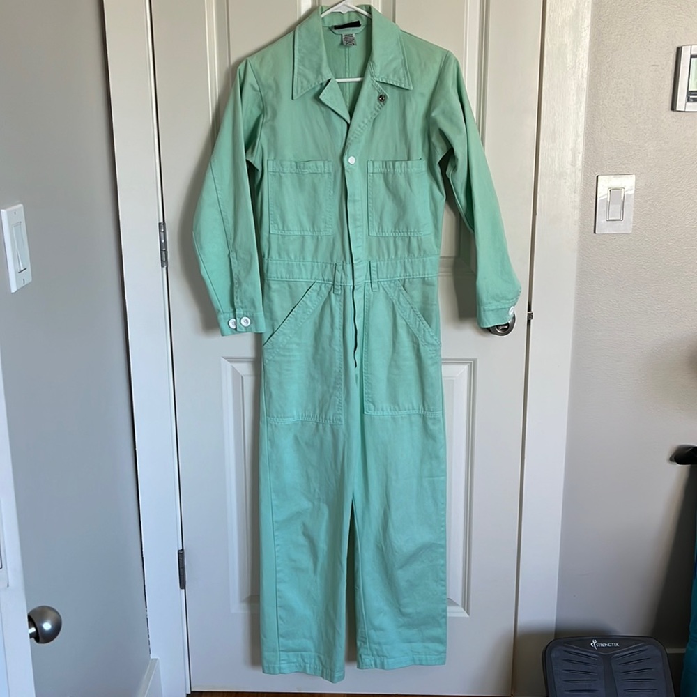 Big Bud press long sleeve jumpsuit mint XS preowned